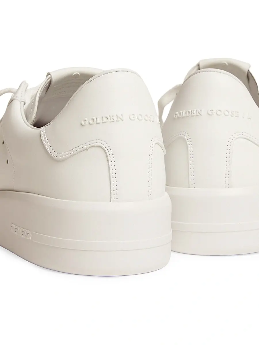 Golden Goose Men's Pure Star Leather Low-Top Sneakers | Thumbnail 5