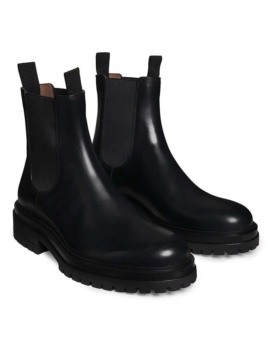Gianvito Rossi Men's Chester Leather Chelsea Boots | Thumbnail 2 Gianvito Rossi Men's Chester Leather Chelsea Boots | Thumbnail 2