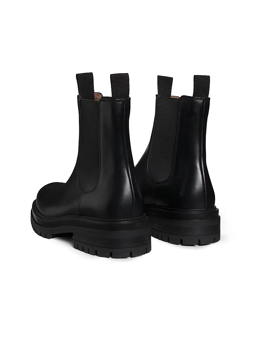 Gianvito Rossi Men's Chester Leather Chelsea Boots | Thumbnail 3 Gianvito Rossi Men's Chester Leather Chelsea Boots | Thumbnail 3