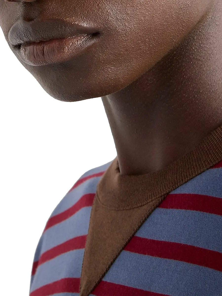 Prada Women's Oversized Striped Jersey T-Shirt | Thumbnail 5