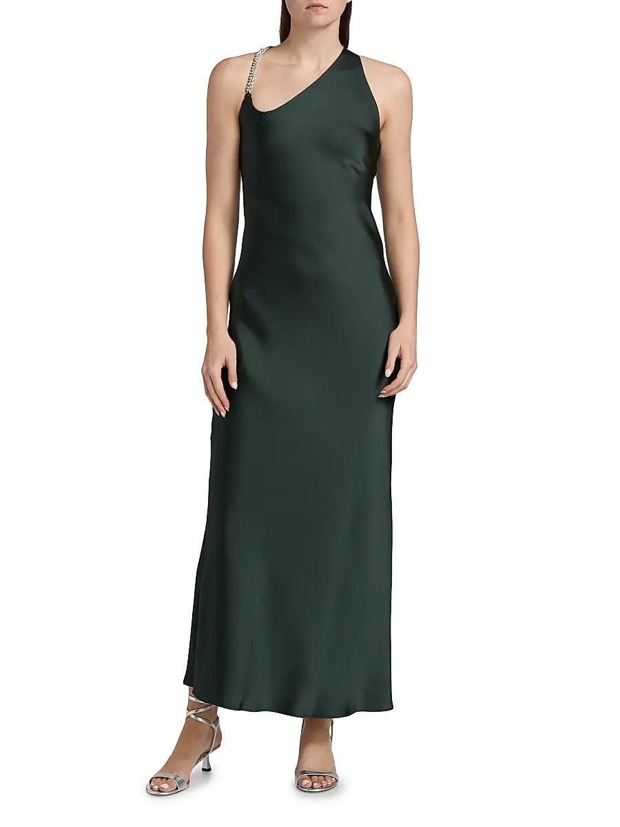 Significant Other Women's Abbey Satin Trapeze Maxi Dress | Thumbnail 3 Significant Other Women's Abbey Satin Trapeze Maxi Dress | Thumbnail 3