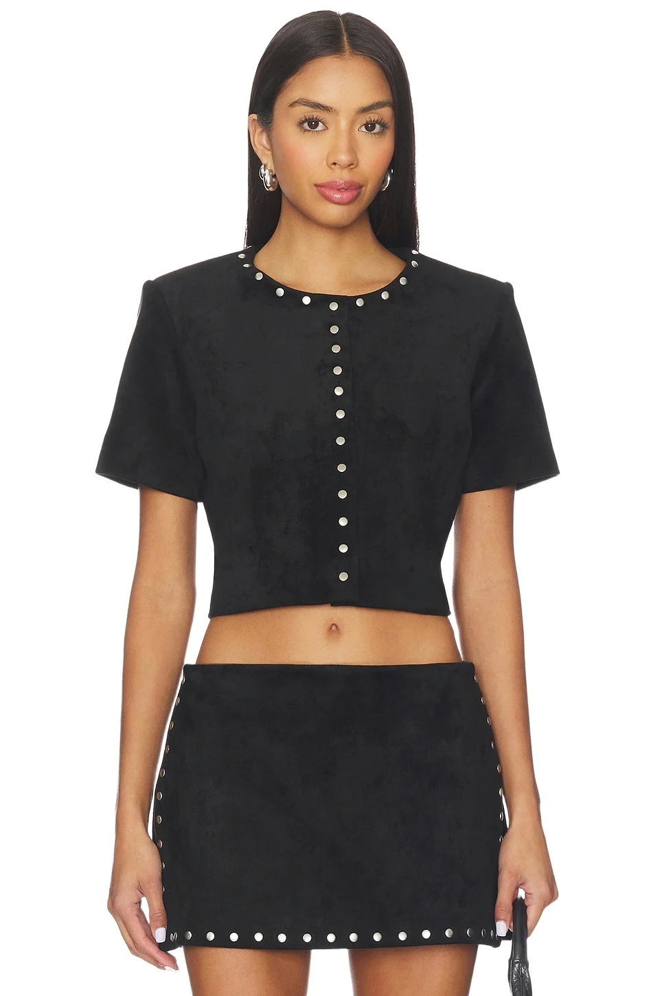Amanda Uprichard Braswell Suede Top