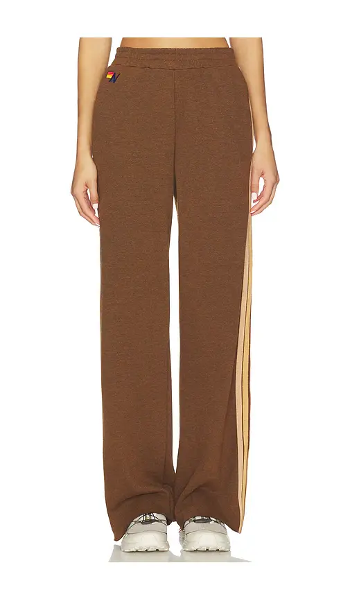 Aviator Nation 5 Stripe Wide Leg Pocket Sweatpant | Image 1 Aviator Nation 5 Stripe Wide Leg Pocket Sweatpant | Image 1