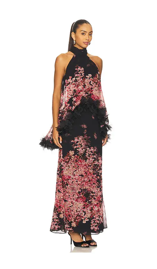 Elliatt Tulsia Cape Maxi Dress | Thumbnail 2