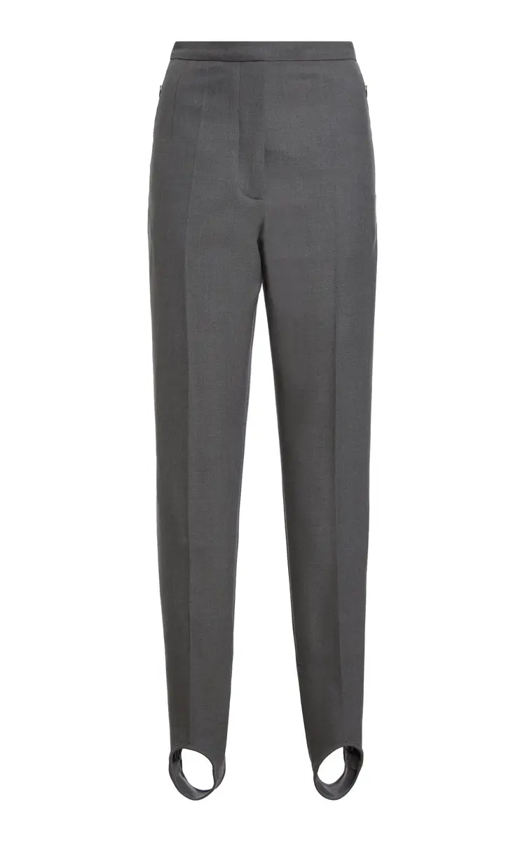 Dries Van Noten Pandora Stirrup Merino Stretch-Wool Pants | Thumbnail 5
