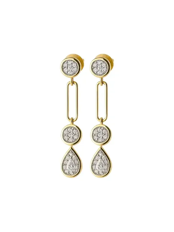 0.52ct Diamond 14K Gold Drop Earrings 0.52ct Diamond 14K Gold Drop Earrings