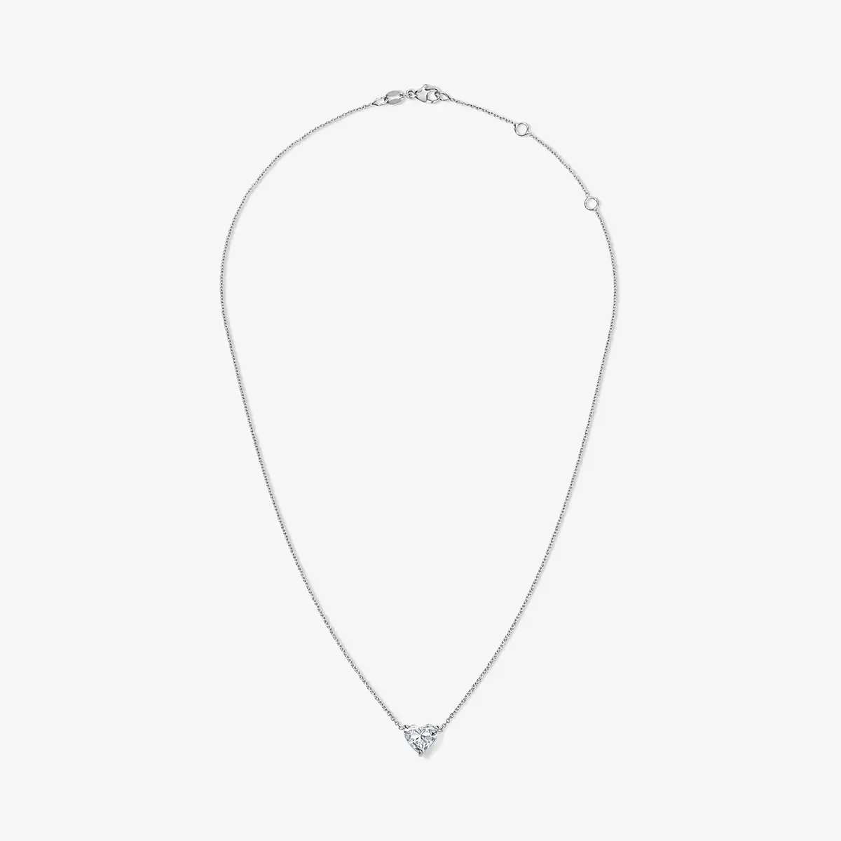 Stephanie Gottlieb Signature 1.70ct Heart Soliatire Necklace | Thumbnail 2