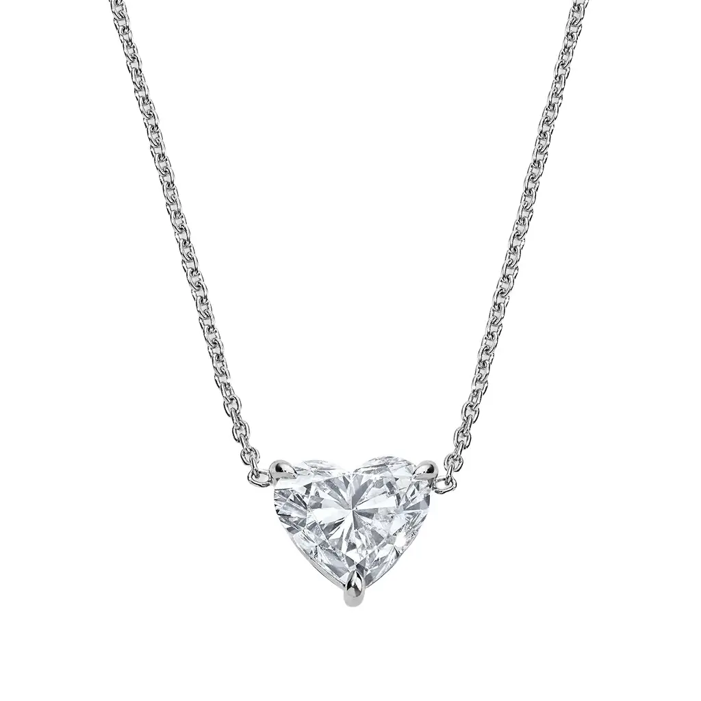 Stephanie Gottlieb Signature 1.70ct Heart Soliatire Necklace | Image 1 Stephanie Gottlieb Signature 1.70ct Heart Soliatire Necklace | Image 1