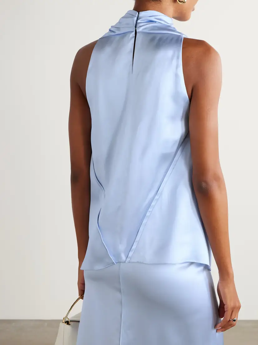Altuzarra Sleary Draped Floral-print Silk-satin Top | Thumbnail 3
