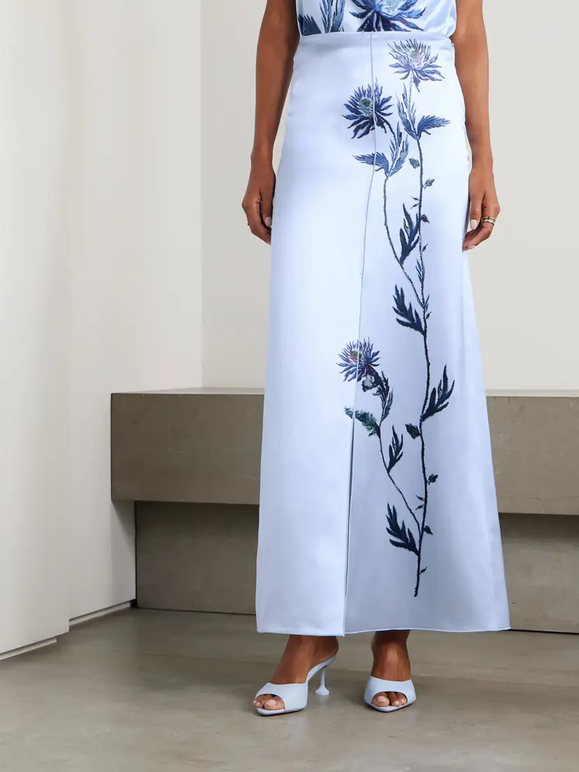 Altuzarra Kat Floral-print Silk-satin Maxi Skirt | Thumbnail 3