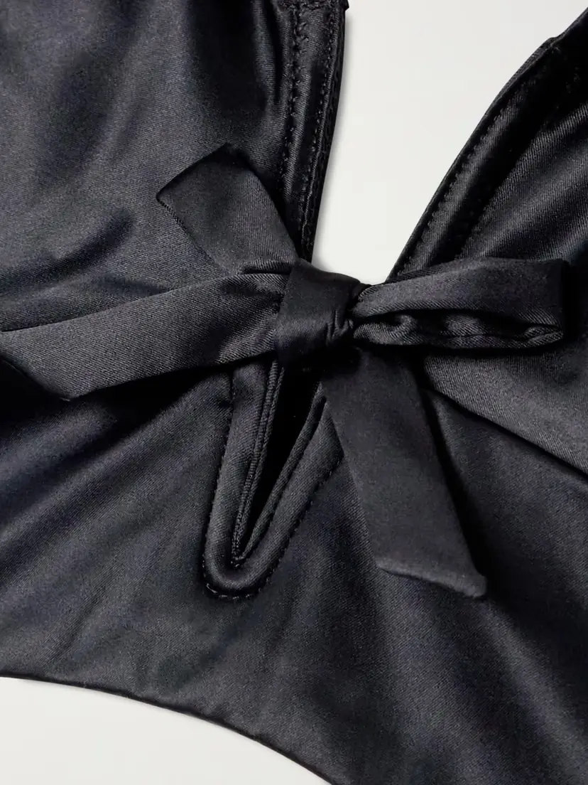 Eres Jean Bow-detailed Satin Soft-cup Tirangle Bra | Thumbnail 4 Eres Jean Bow-detailed Satin Soft-cup Tirangle Bra | Thumbnail 4