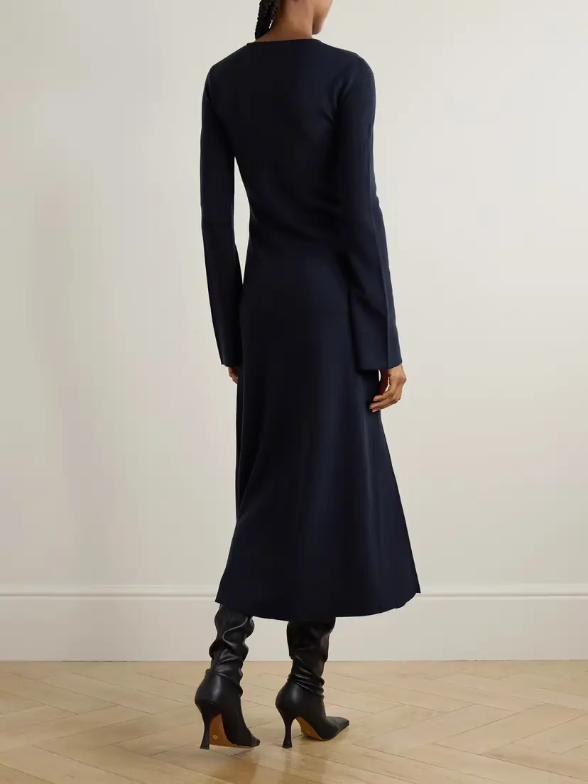 Gabriela Hearst Rebus Wool, Silk And Cashmere-blend Midi Dress | Thumbnail 3 Gabriela Hearst Rebus Wool, Silk And Cashmere-blend Midi Dress | Thumbnail 3