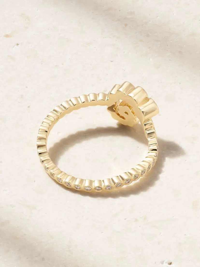 Sophie Bille Brahe Rêve Escargot 18-karat Recycled Gold Diamond Ring | Thumbnail 3 Sophie Bille Brahe Rêve Escargot 18-karat Recycled Gold Diamond Ring | Thumbnail 3