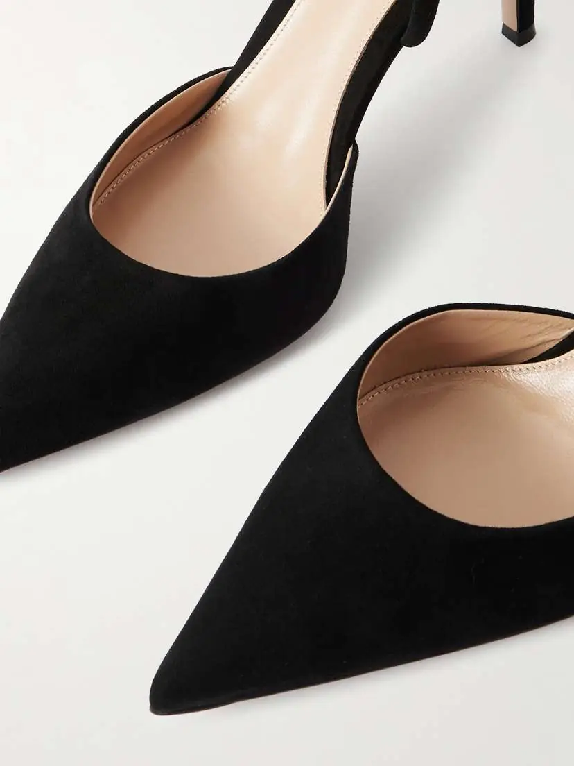 Gianvito Rossi Jungle Mamba 85 Crystal-embellished Suede Pumps | Thumbnail 4 Gianvito Rossi Jungle Mamba 85 Crystal-embellished Suede Pumps | Thumbnail 4