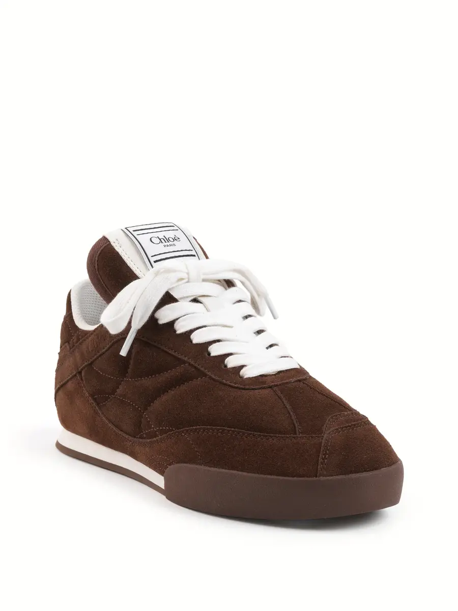 Chloé Suede Chloé Kick Sneakers | Image 1 Chloé Suede Chloé Kick Sneakers | Image 1