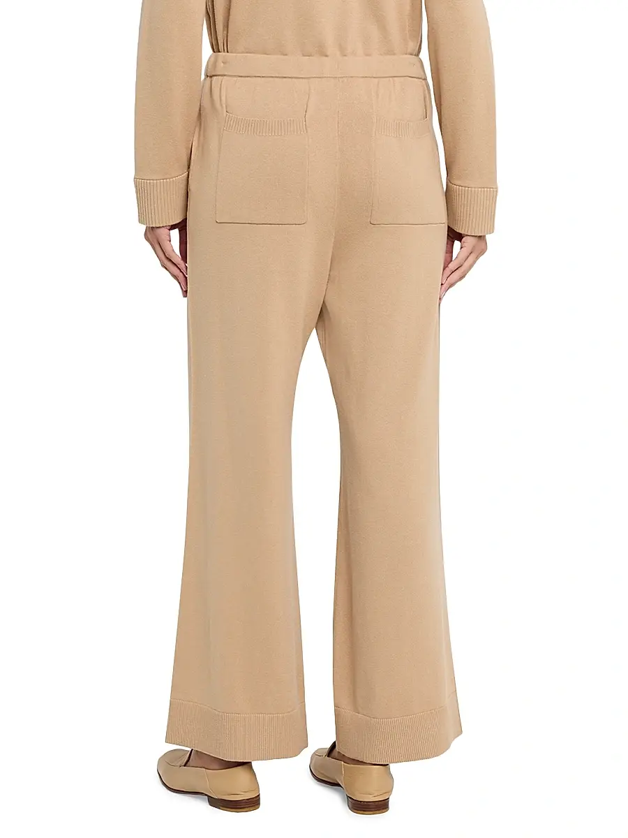 SIMKHAI Women's Travel Cotton-Cashmere Drawstring Pants - Light Camel | Thumbnail 4 SIMKHAI Women's Travel Cotton-Cashmere Drawstring Pants - Light Camel | Thumbnail 4