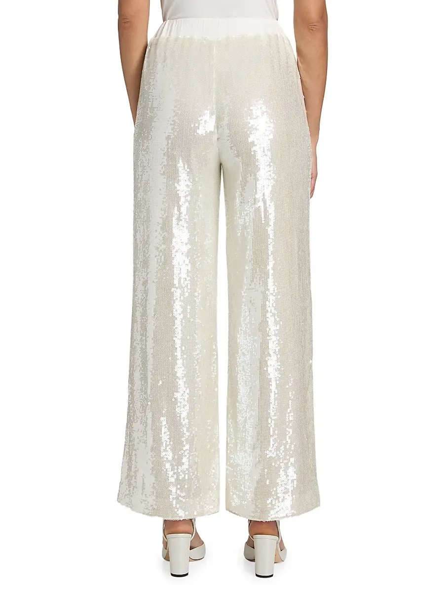 Milly Women's Reed Sequined Pants | Thumbnail 5 Milly Women's Reed Sequined Pants | Thumbnail 5
