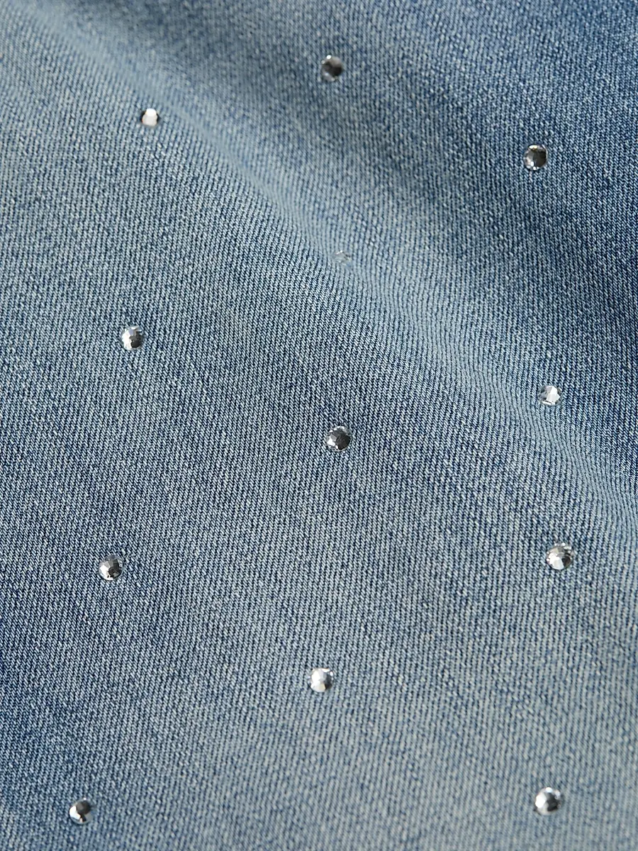 rag & bone Women's Harlow Rhinestone-Embellished Straight Jeans | Thumbnail 7 rag & bone Women's Harlow Rhinestone-Embellished Straight Jeans | Thumbnail 7