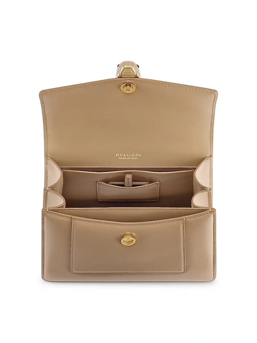 BVLGARI Women's Serpenti Forever Leather Top Handle Bag | Thumbnail 2 BVLGARI Women's Serpenti Forever Leather Top Handle Bag | Thumbnail 2