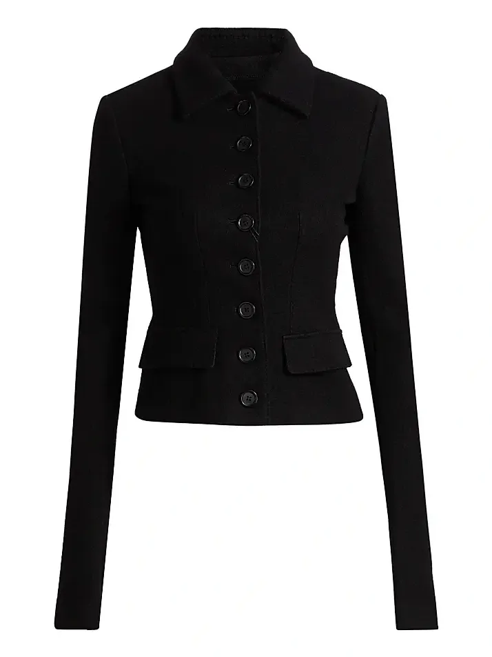 Women's Tailored Boiled Wool Jacket
