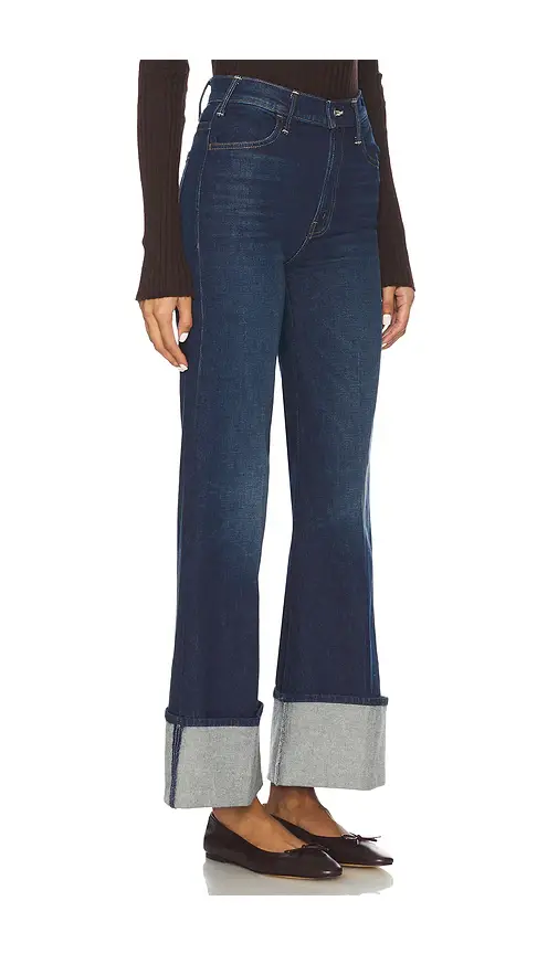 Mother The Petite Hustler Roller Sneak Cuff Jeans | Thumbnail 2