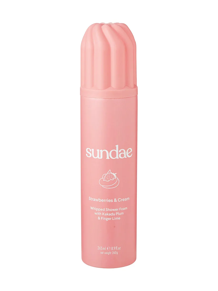Sundae Body Strawberries & Cream Whipped Shower Foam