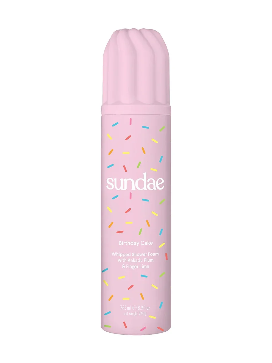 Sundae Body Birthday Cake Whipped Shower Foam