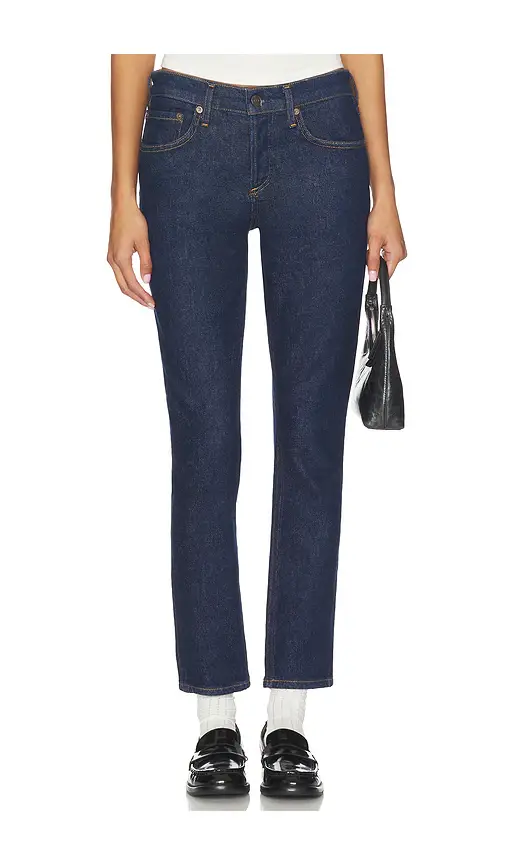 AGOLDE Cocktail Low Rise Ankle Slim Jeans