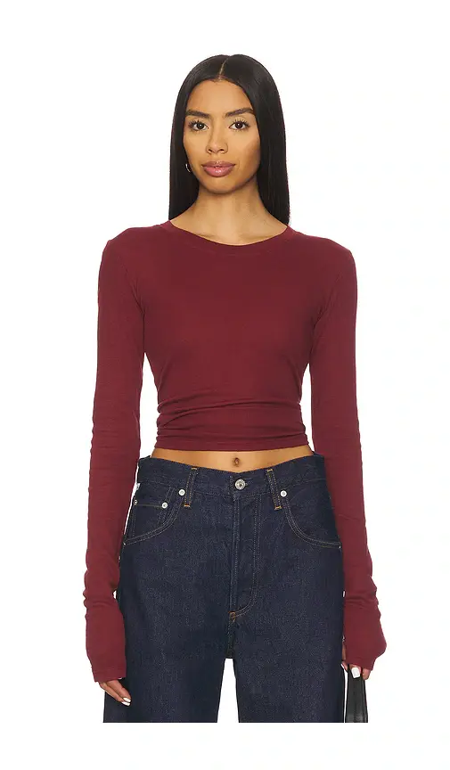 LA Made Long Sleeve Thermal Tee | Image 1 LA Made Long Sleeve Thermal Tee | Image 1
