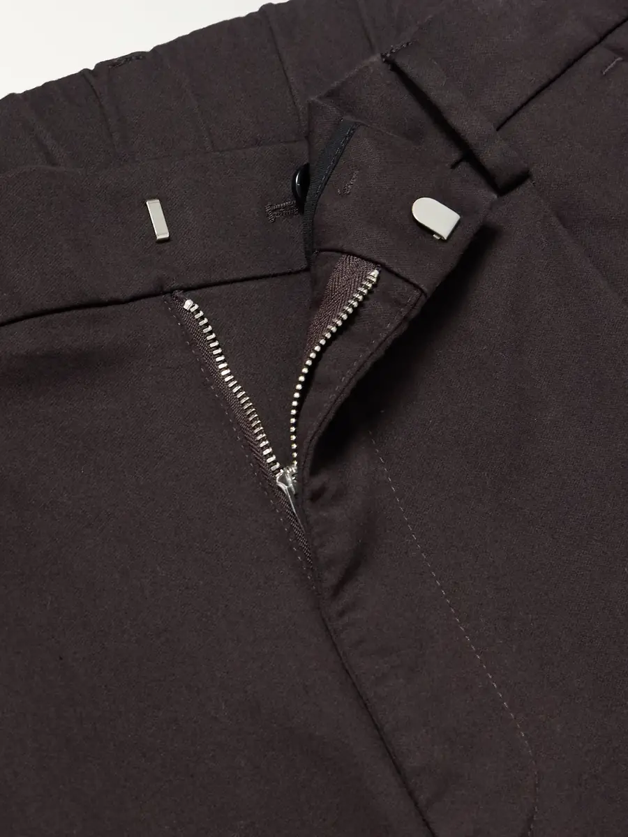 NN07 Kay 1420 Straight-Leg Pleated Organic Cotton-Blend Twill Trousers - Men | Thumbnail 6