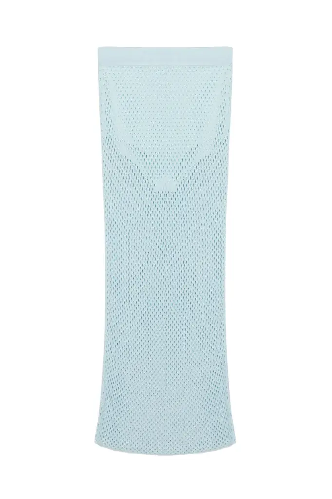 Simkhai Demitri Mesh Knit Midi Skirt