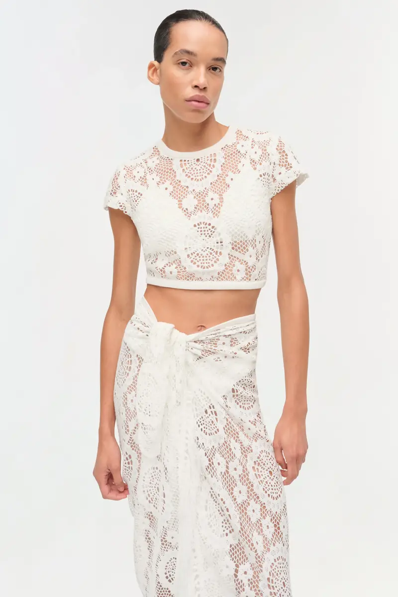 Simkhai Lidie Lace Top | Thumbnail 3 Simkhai Lidie Lace Top | Thumbnail 3
