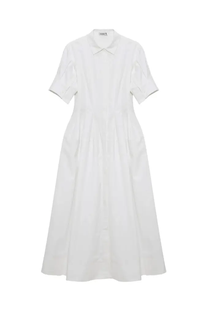 Simkhai Mollie Cotton Shirt Dress