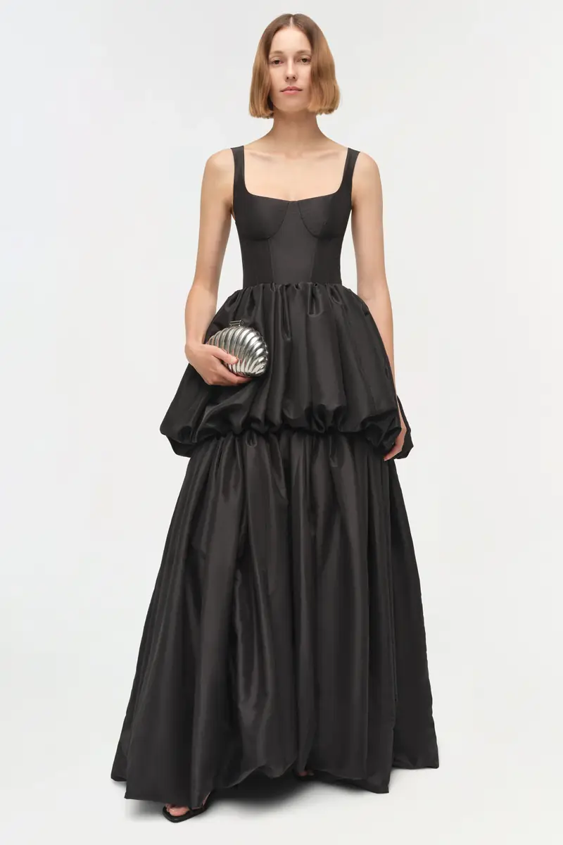 Simkhai Tabitha Taffeta Tiered Bubble Dress | Thumbnail 2 Simkhai Tabitha Taffeta Tiered Bubble Dress | Thumbnail 2
