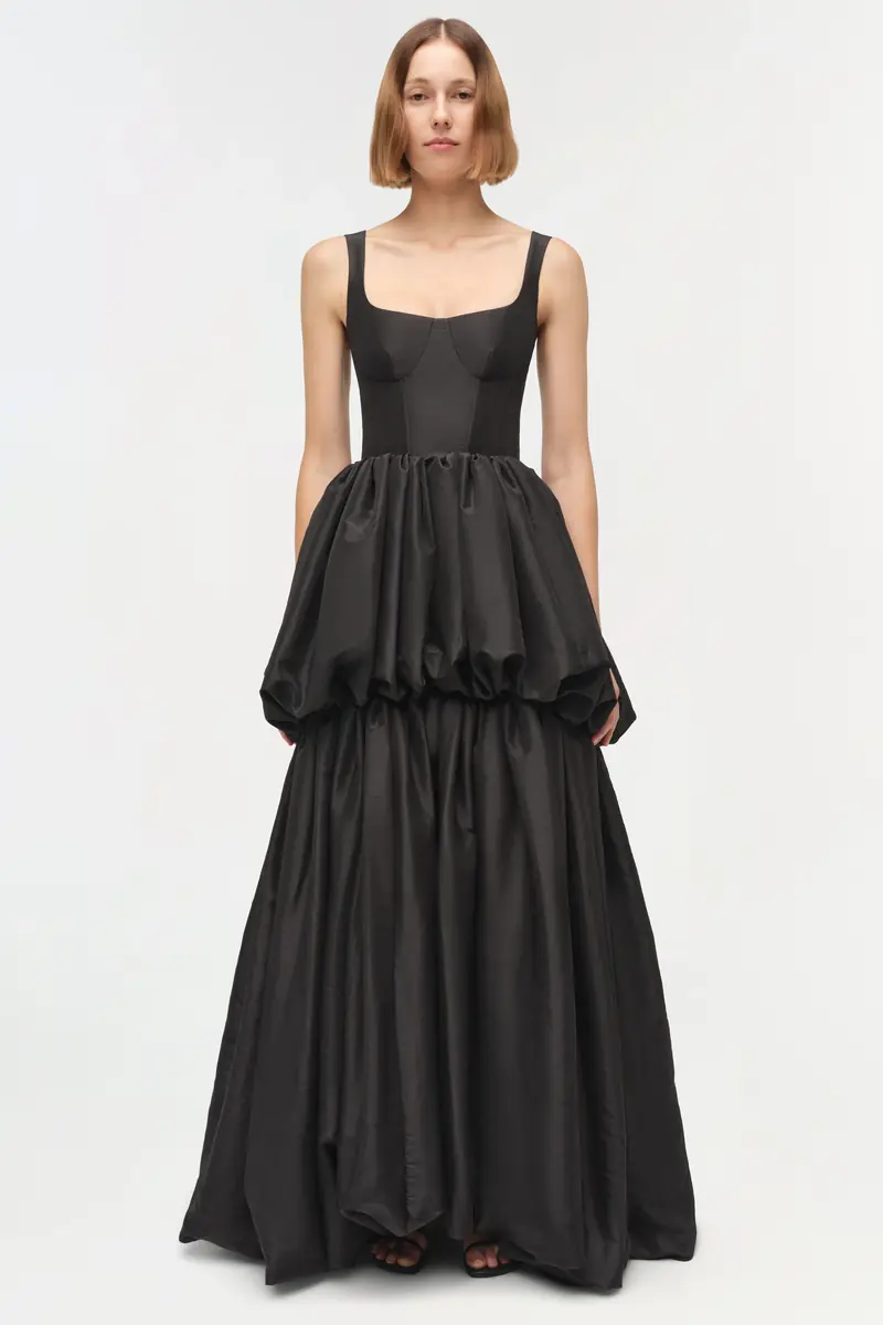 Simkhai Tabitha Taffeta Tiered Bubble Dress | Thumbnail 6 Simkhai Tabitha Taffeta Tiered Bubble Dress | Thumbnail 6