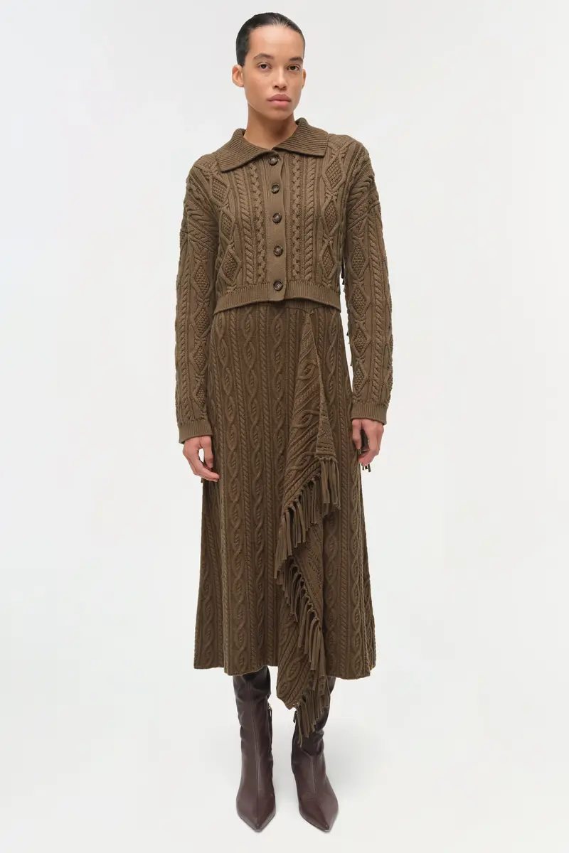 Simkhai Virginia Wool Fringe Cardigan | Thumbnail 2 Simkhai Virginia Wool Fringe Cardigan | Thumbnail 2