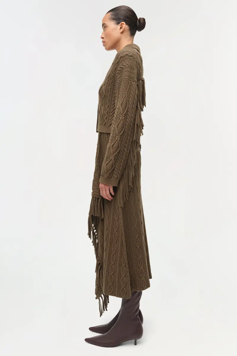 Simkhai Virginia Wool Fringe Cardigan | Thumbnail 4 Simkhai Virginia Wool Fringe Cardigan | Thumbnail 4
