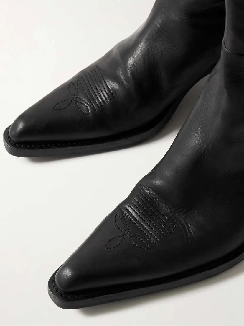 Khaite Clive Leather Over-the-knee Boots | Thumbnail 4 Khaite Clive Leather Over-the-knee Boots | Thumbnail 4