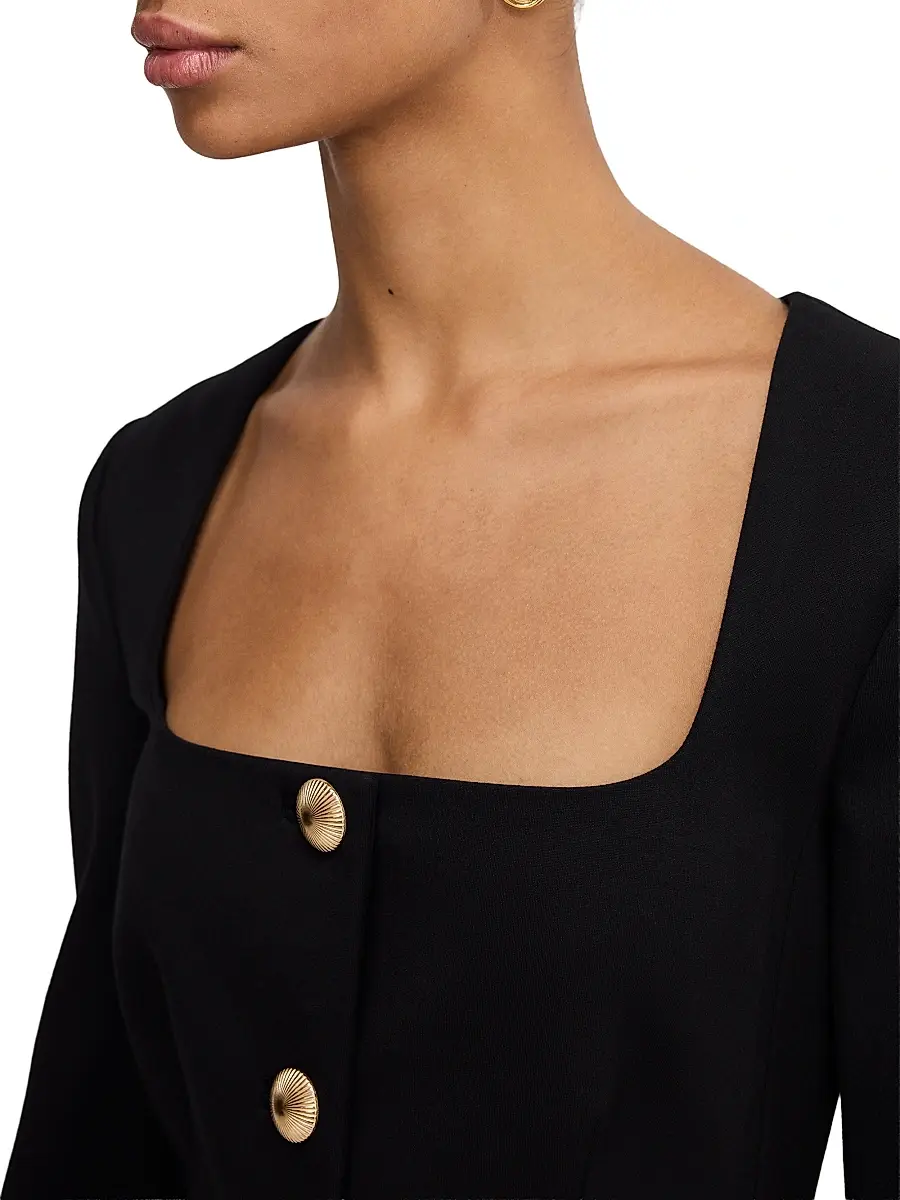 GOOD AMERICAN Women's Soft Stretch Ponte Sculpted Blazer | Thumbnail 5 GOOD AMERICAN Women's Soft Stretch Ponte Sculpted Blazer | Thumbnail 5
