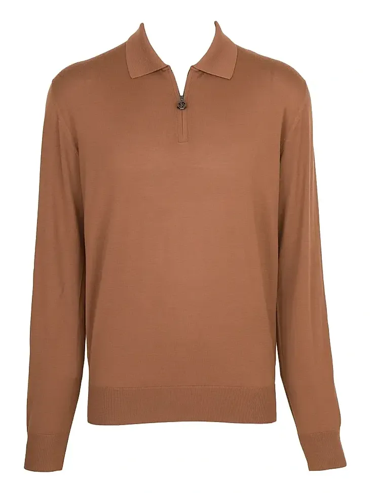 Men's Wool Polo Sweater Men's Wool Polo Sweater