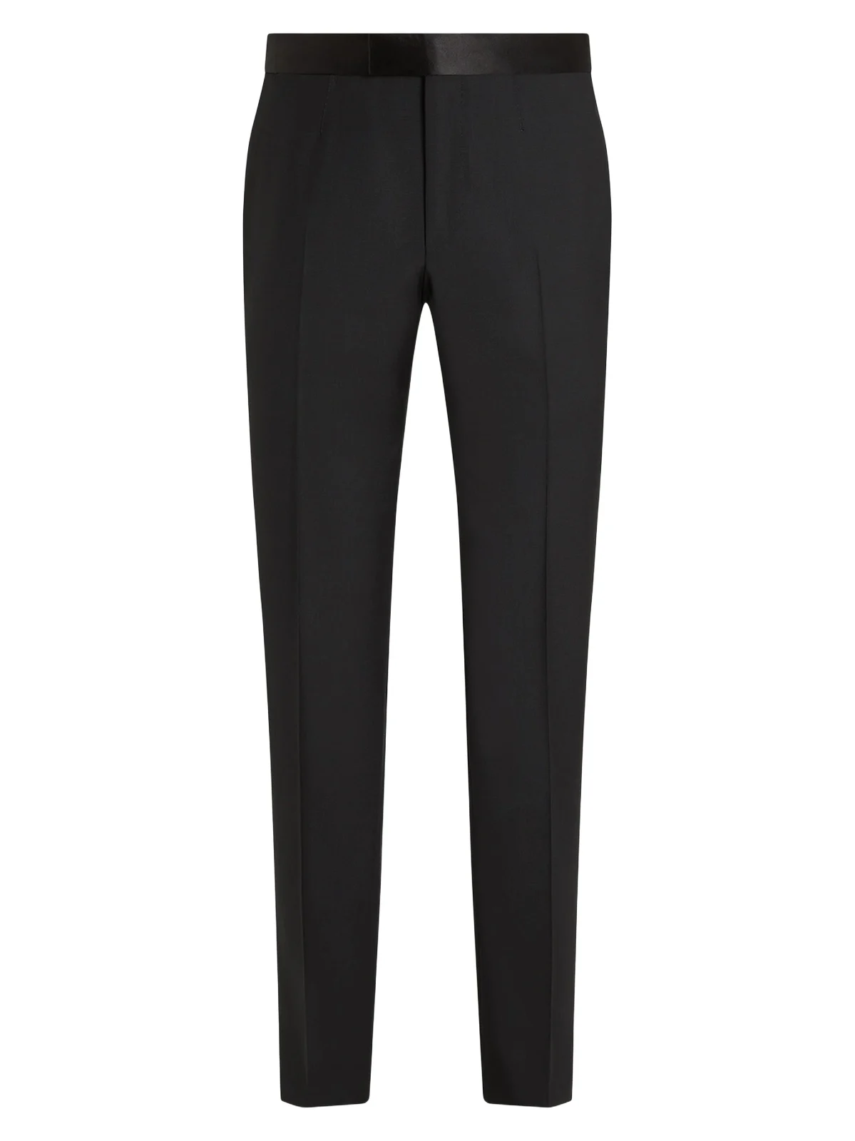 Zegna Men's Wool and Mohair Pants - Black