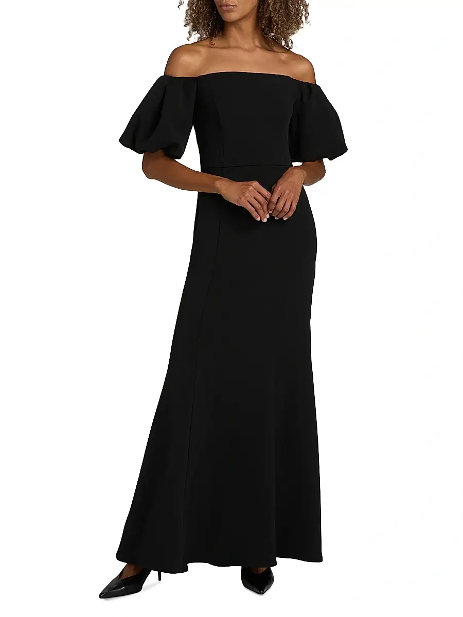 Shoshanna Women's Naia Off-the-Shoulder Maxi Dress | Thumbnail 2 Shoshanna Women's Naia Off-the-Shoulder Maxi Dress | Thumbnail 2