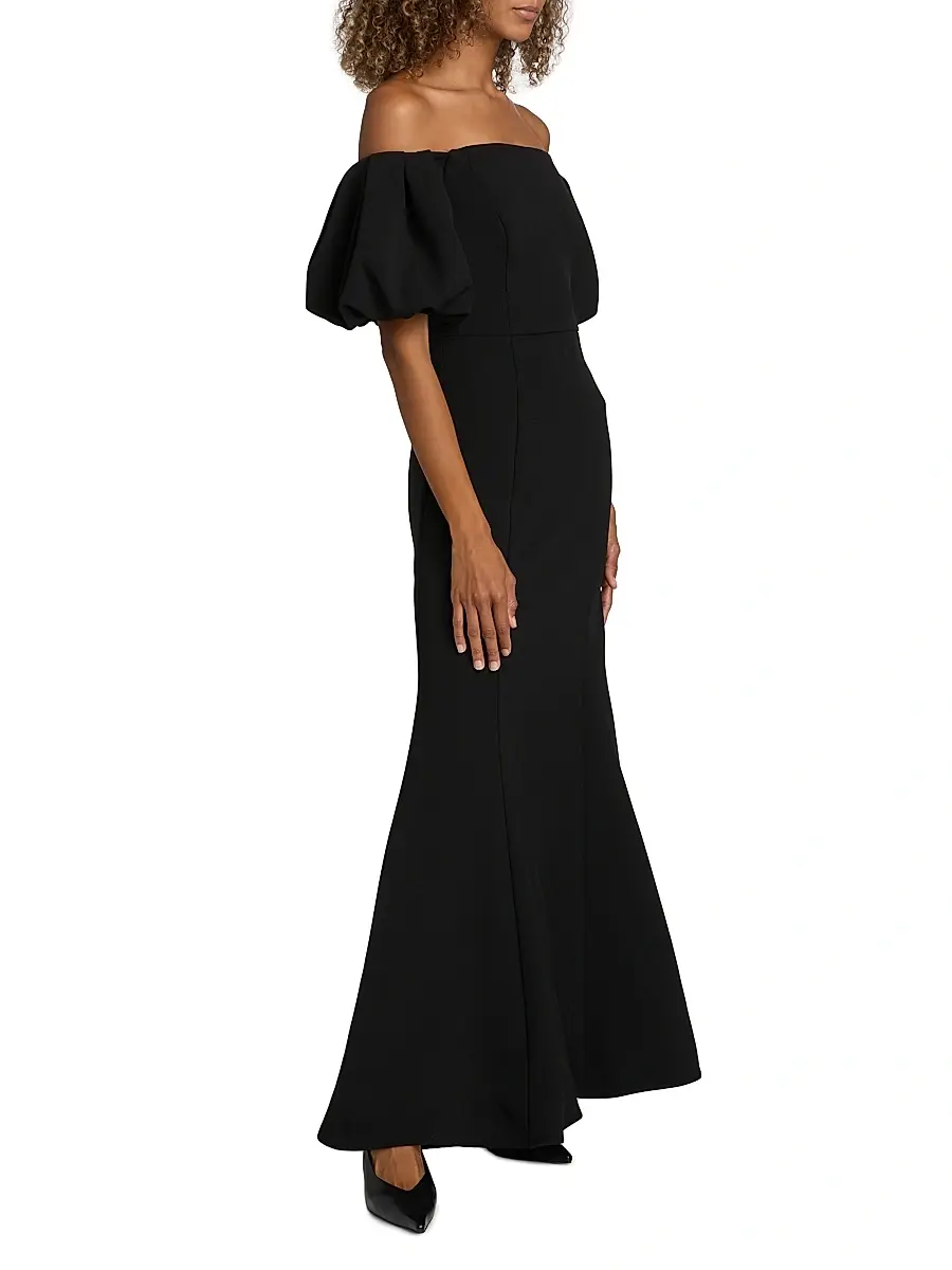 Shoshanna Women's Naia Off-the-Shoulder Maxi Dress | Thumbnail 4 Shoshanna Women's Naia Off-the-Shoulder Maxi Dress | Thumbnail 4