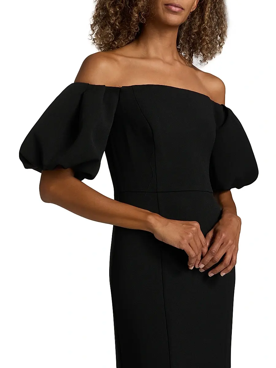 Shoshanna Women's Naia Off-the-Shoulder Maxi Dress | Thumbnail 6 Shoshanna Women's Naia Off-the-Shoulder Maxi Dress | Thumbnail 6