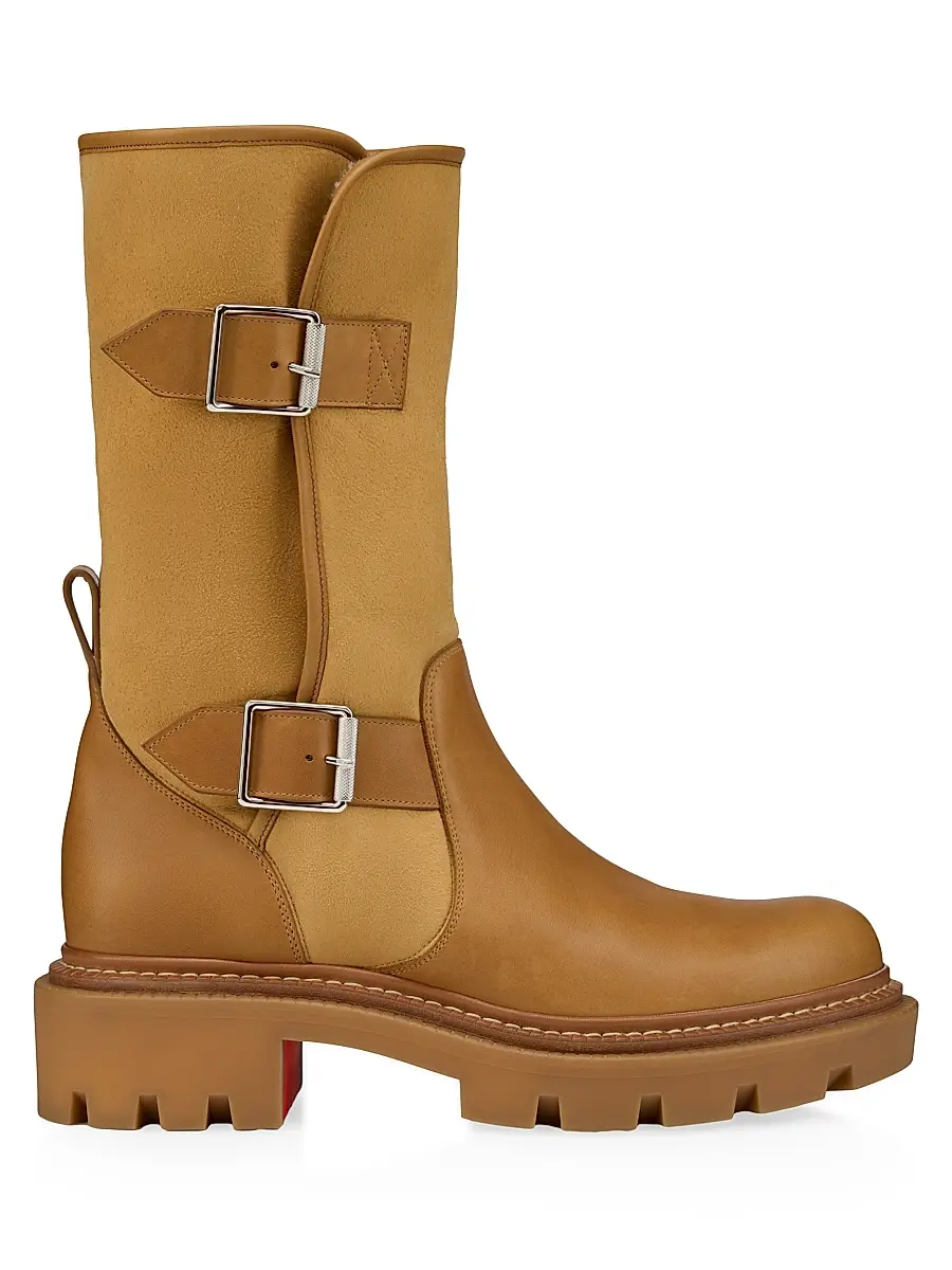 Christian Louboutin Men's Randy College Boots - Terra | Image 1 Christian Louboutin Men's Randy College Boots - Terra | Image 1