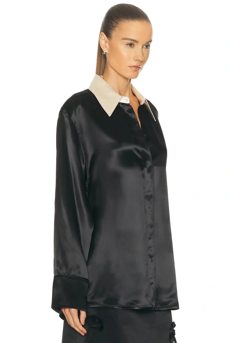 Jil Sander Relaxed Fit Long Sleeve Shirt | Thumbnail 3