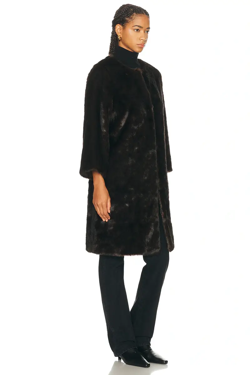 Loulou de Saison Faux Moore Coat | Thumbnail 2 Loulou de Saison Faux Moore Coat | Thumbnail 2