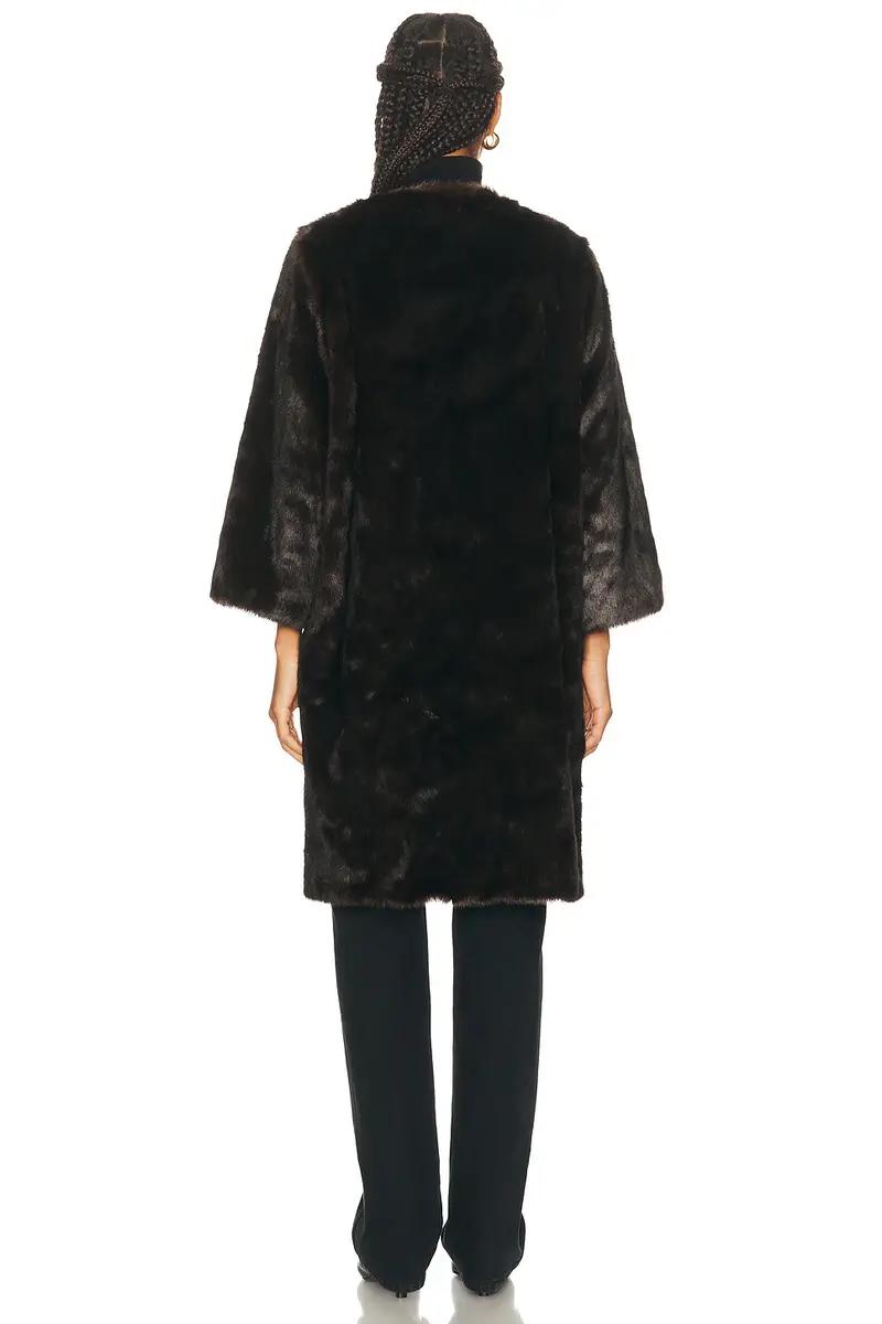 Loulou de Saison Faux Moore Coat | Thumbnail 3 Loulou de Saison Faux Moore Coat | Thumbnail 3