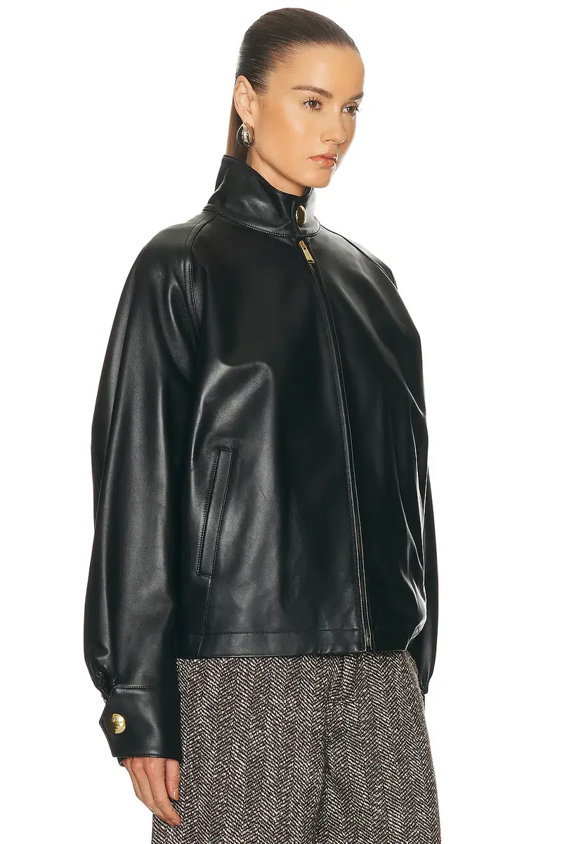 DARKPARK Robbie Plonge Nappa Leather Jacket | Thumbnail 3