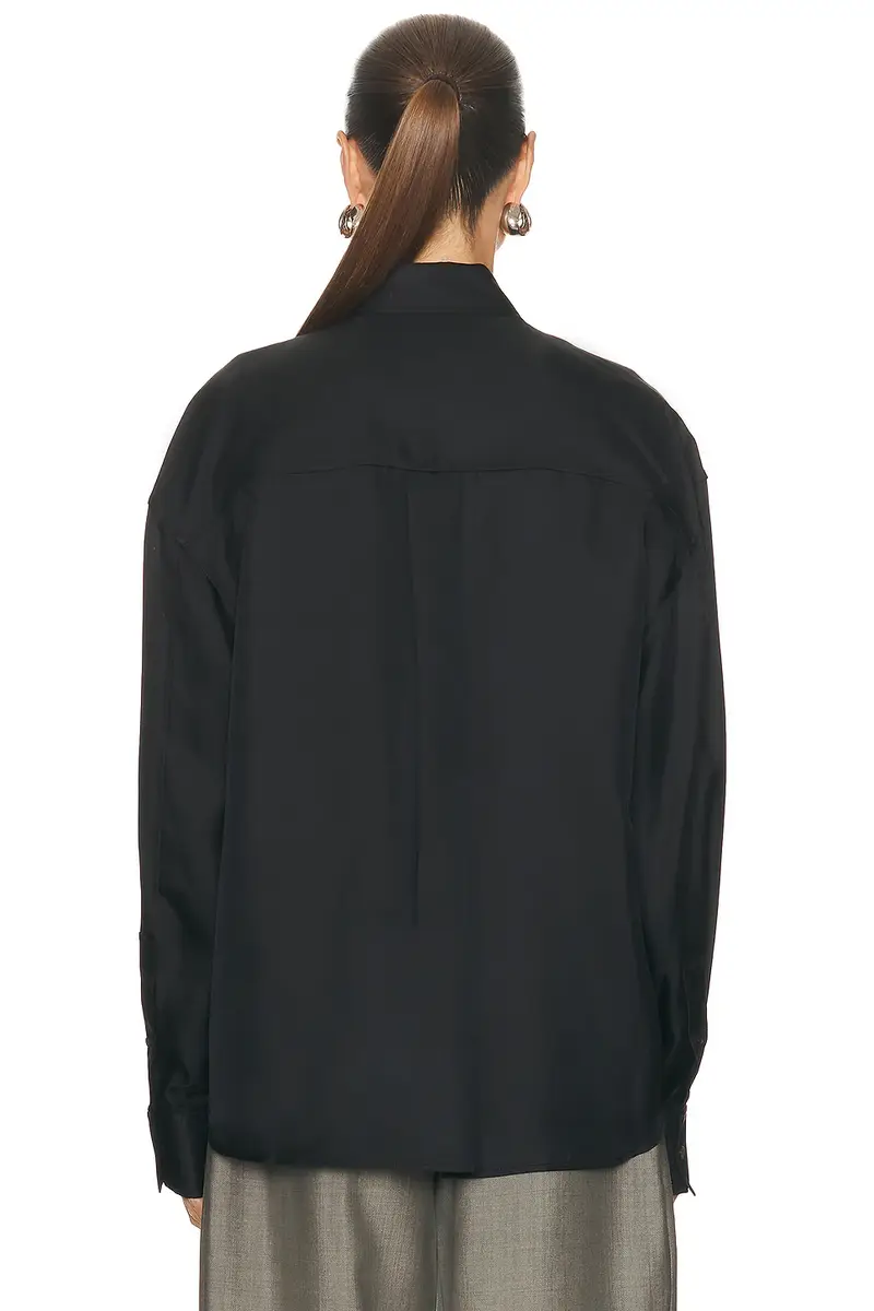 Alexander Wang Slashed Sleeve Button Up Shirt | Thumbnail 4
